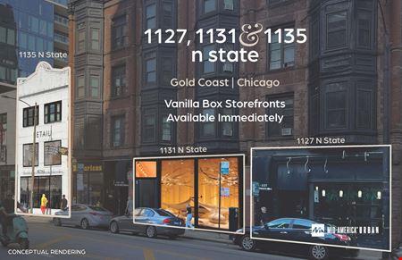 Retail space for Rent at 1127-1135 North State Street in Chicago