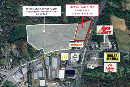 VacantLand space for Rent at Marlboro Gateway in Upper Marlboro