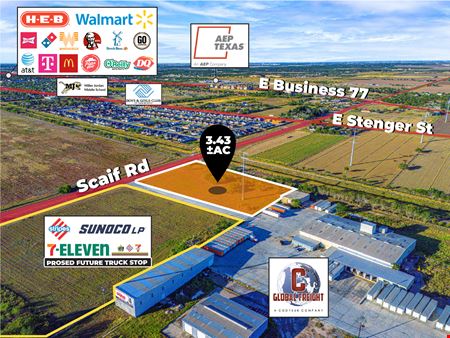 VacantLand space for Sale at 3.43± AC Pad Site | Zoned Light-Industrial | San, Benito, TX in San Benito
