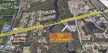 VacantLand space for Rent at West Granada 1.89 Acres-Lit Corner Site Ground Lease in Ormond Beach