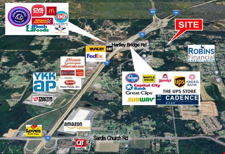 VacantLand space for Rent at 4199 Hartley Bridge Road in Macon