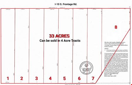 REDUCED Price - 33 Acre Site on I-10 Frontage Rd.