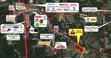 Commercial space at Shops at Indian Creek in Locust Grove