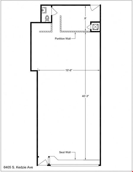 6405 S Kedzie - +/-1,000 SF Commercial Storefront