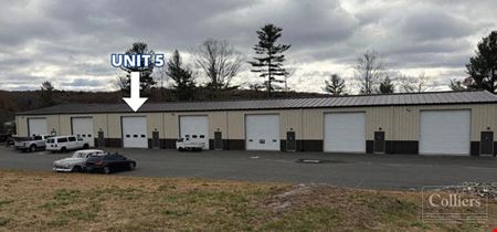 Industrial space for Rent at ±1,500 sf newly constructed Industrial flex space for lease in Tolland