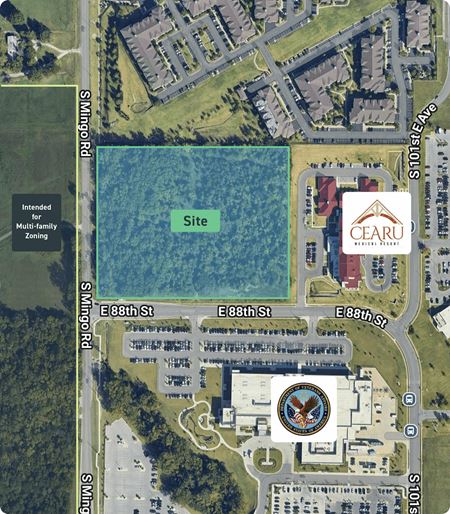 VacantLand space for Sale at 88th & Mingo Commercial Land in Tulsa