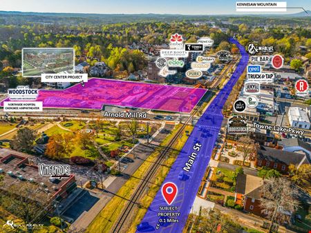 Downtown Woodstock Development Site | ±0.64 Acres | High Visibility