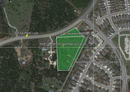 VacantLand space for Sale at Kauffman Loop in Georgetown