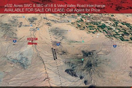 VacantLand space for Sale at 532 AC I-8 at the Vekol Valley Road Interchange in Gila