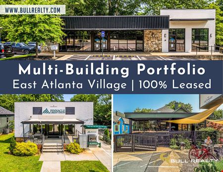Retail space for Sale at Multi-Building Portfolio in East Atlanta Village | 100% Leased in Atlanta