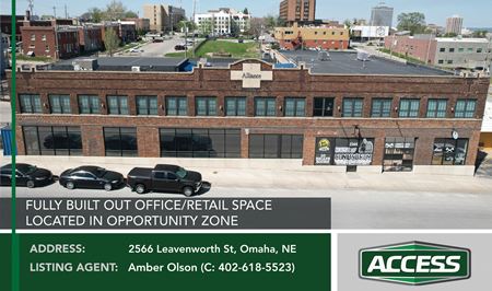Office space for Sale at Fully built out office/retail space located in Opportunity Zone in Omaha