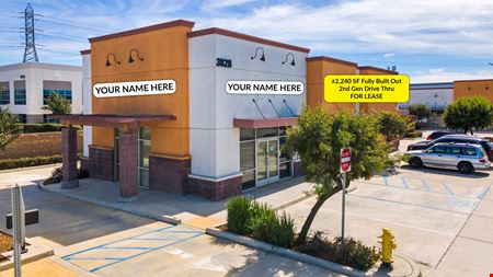 Retail space for Rent at Eastvale 2nd Gen QSR Drive Thru in Eastvale