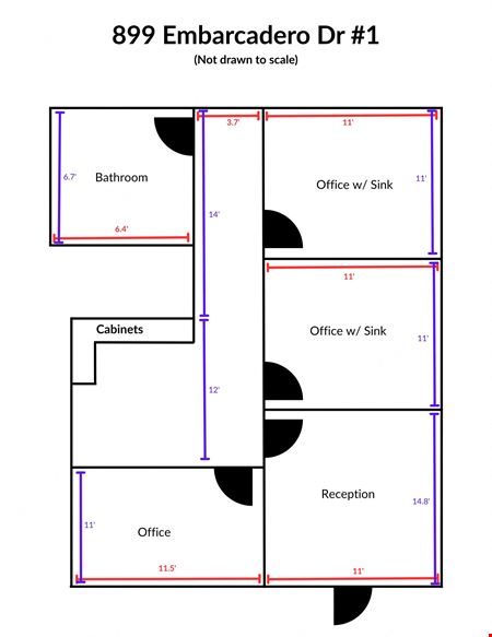 Retail space for Rent at 899 Embarcadero Dr in El Dorado Hills