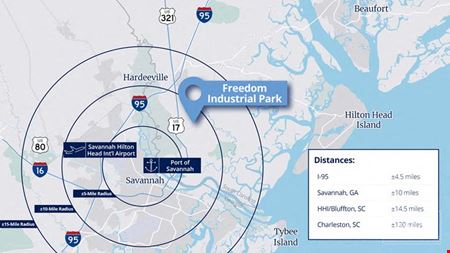 Industrial space for Sale at Freedom Industrial Park: New Construction, Class A Buildings For Sale or Lease in Hardeeville