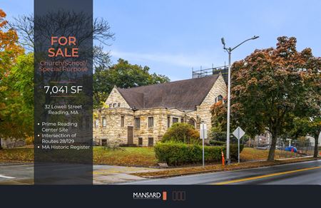 Other space for Sale at For Sale | Non-Profit/Church/School Site | Reading, MA in Reading