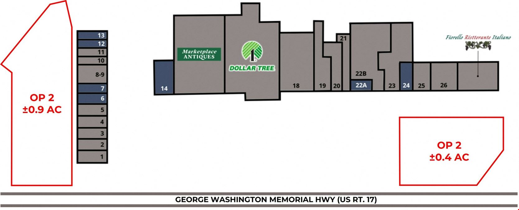 Two Outparcels | Development Opportunity