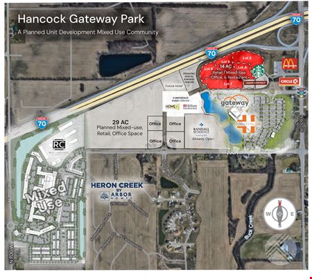 Commercial space at Hancock Gateway Park in Greenfield