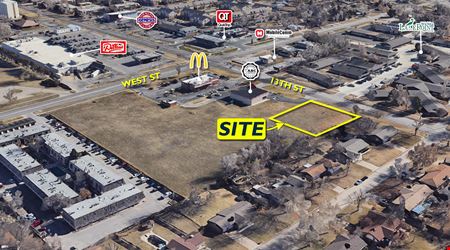 VacantLand space for Rent at NWC 13th & West St in Wichita