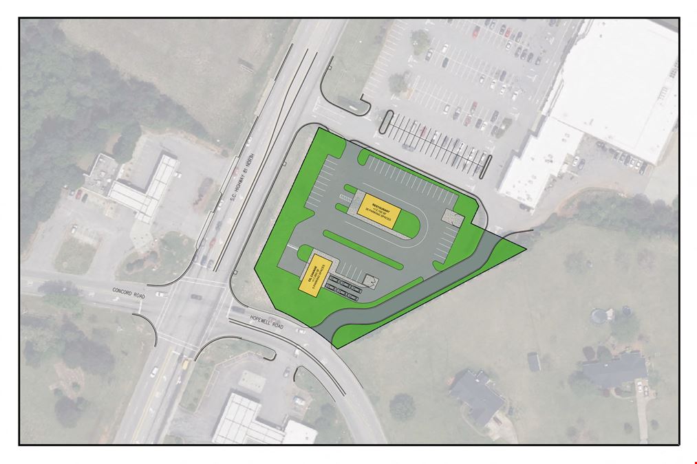 Signalized Corner Grocer-Outparcel