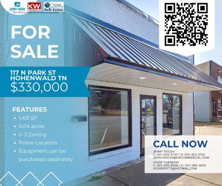 Retail space for Sale at 117 N Park St, Hohenwald TN in Hohenwald