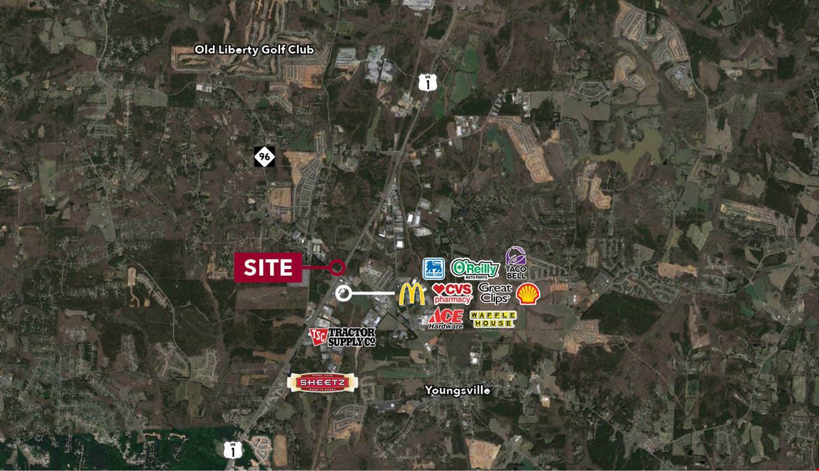 US 1 at NC 96, Youngsville, NC 27596