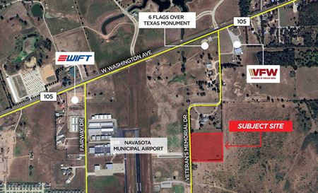 VacantLand space for Sale at 7.582 Acres Veterans Memorial Dr in Navasota