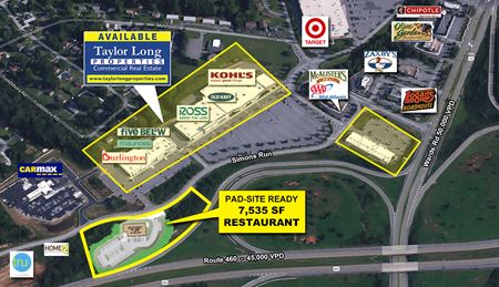 Retail space for Sale at Wards Crossing West in Lynchburg