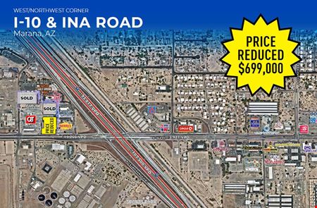 VacantLand space for Sale at I-10 & Ina Rd W/NWC | Marana, AZ in Marana