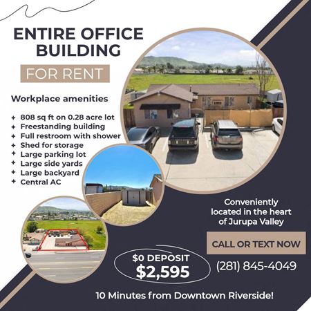 Office space for Rent at 8322 Mission Blvd in Riverside