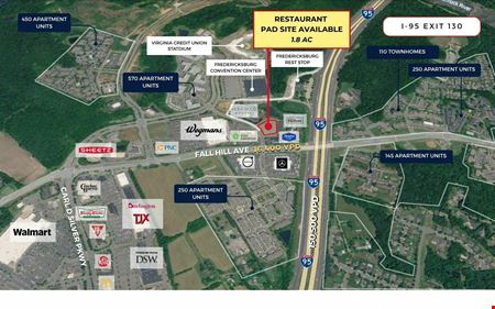 VacantLand space for Rent at 1068-1076 Hospitality Lane in Fredericksburg