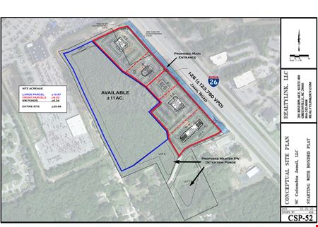 Commercial space at Prime Commercial Land Available in Columbia, SC in Columbia