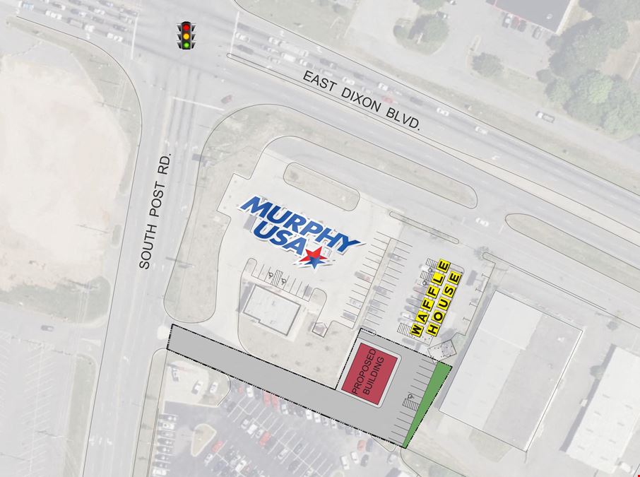 Retail Site with visibility from Hwy 74 in Shelby, NC