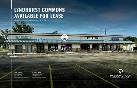Retail space for Rent at Lyndhurst Commons in Lyndhurst