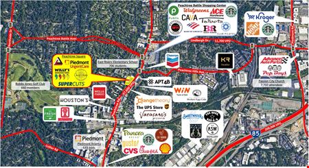 Retail space for Rent at Peachtree Square in Atlanta