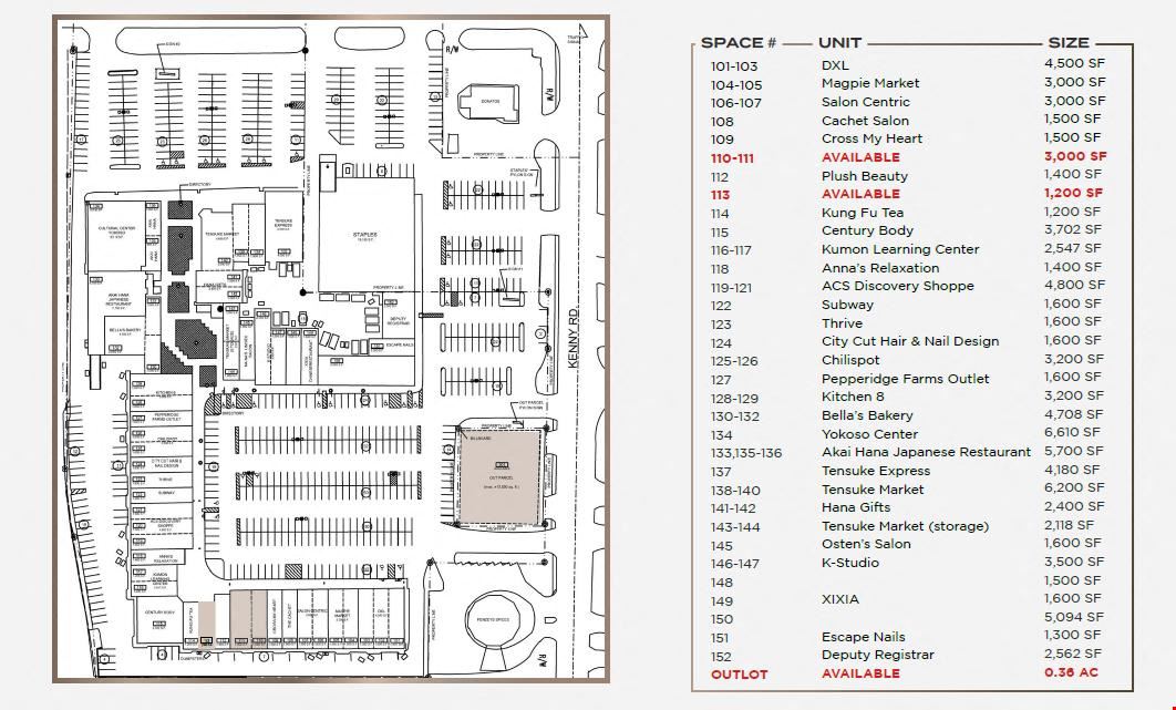 Kenny Center – Existing 4,200 SF