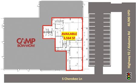 Retail space for Rent at 12916 Highway 92 in Woodstock