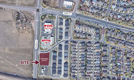 VacantLand space for Rent at 86th Parkway and Indiana Street - SEC in Arvada