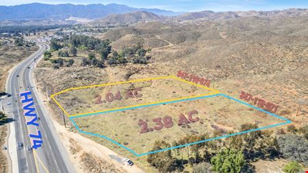 Prime Development Opportunity 4.42 Acres Signalized Intersection | HIghway 74-Lake Eslinore, CA | High Traffic Counts