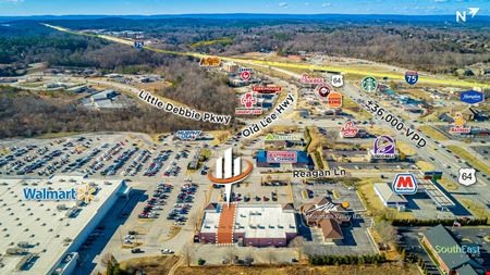 Retail space for Rent at Walmart Shadow Anchored Strip Center in Collegedale