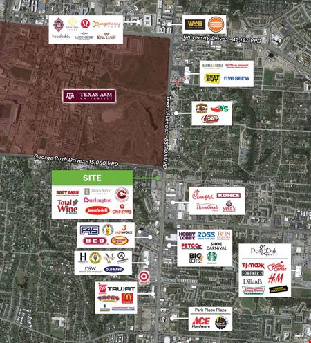 Retail space for Rent at Texas Avenue Crossing in College Station