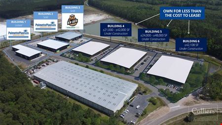 Industrial space for Sale at Freedom Industrial Park: New Construction, Class A Buildings For Sale or Lease in Hardeeville