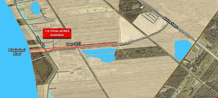 VacantLand space for Sale at +/- 7.6 total Acres with River Frontage in LaPlace