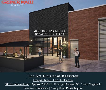 Retail space for Rent at 371 Troutman St in Brooklyn