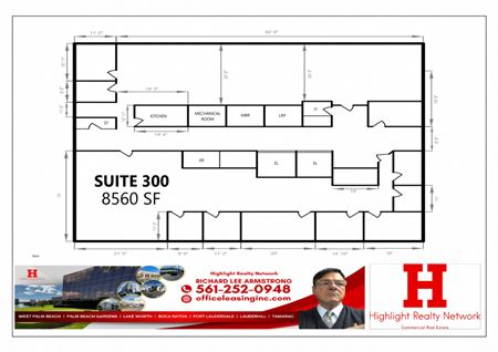 Office space for Rent at 8560 SF Suite 300 Professional and Medical Office Space in Lake Worth