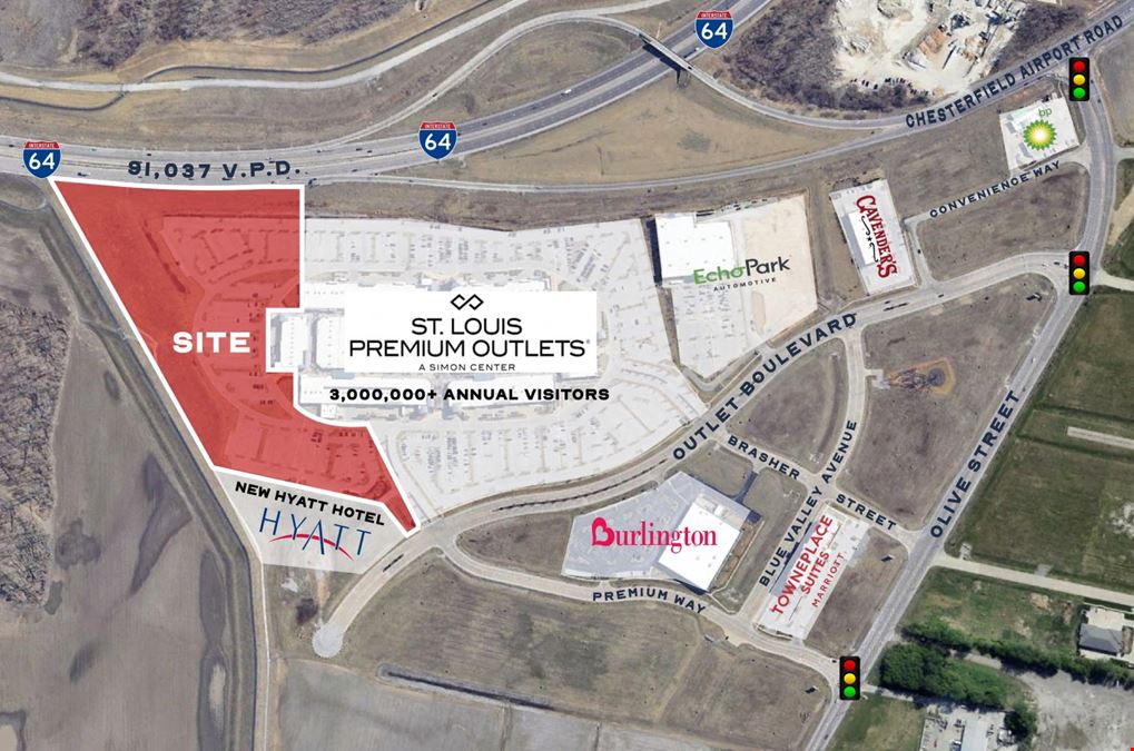 St. Louis Premium Outlets Sale + Development Opportunity