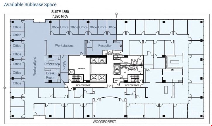 For Sublease I 7,820 RSF - Top Floor
