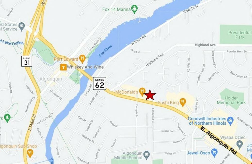 600 E Algonquin Rd. (Route 62)