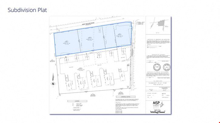 ±4.65-Acre Corner Lot for Sale on W. Butler Road in Greenville