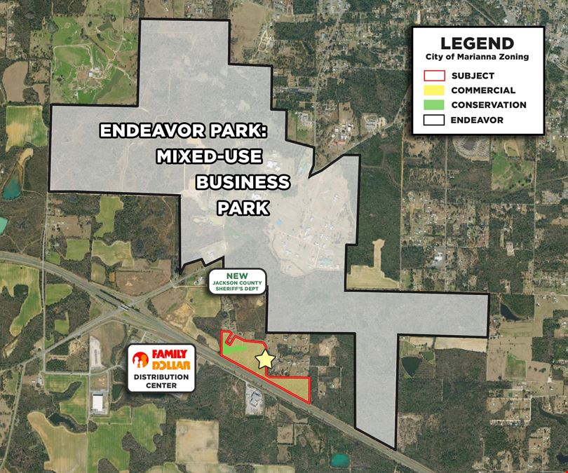 38 +/- Acres of Commercial / Residential Land in Marianna, FL