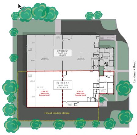 9,990 - 32,960 SF for Lease/Sale | 1700 Landmark Road, Aurora, IL